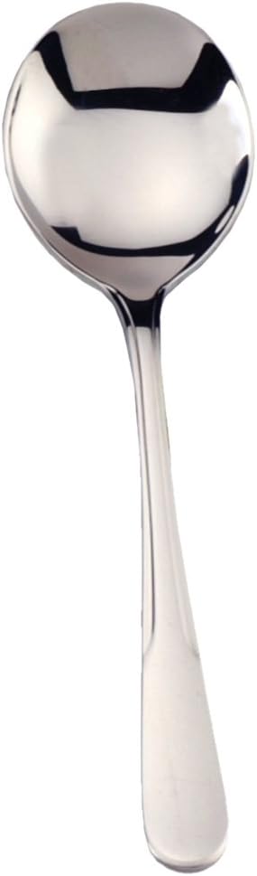 RSVP International Endurance Flatware Collection Stainless Steel, Dishwasher Safe, Soup Spoon