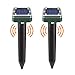 Produktbild Golupie Solar Maulwurfabwehr, Wasserdicht Ultrasonic Solar Maulwurfschreck Maulwurfbekämpfung Mole Repellent Wühlmausvertreiber Schlangen Maulwurfbekämpfung für Garten (2 Pcs)