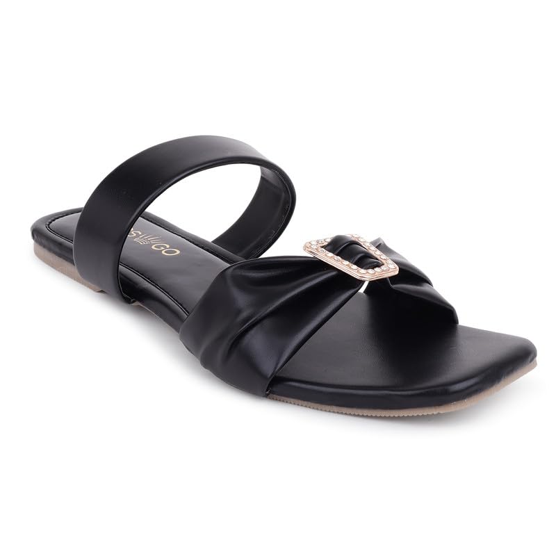 LEGS GO Stylish Flatform Sandals for Women and Girls | Comfortable, Trendy, and Perfect for Everyday Wear (Gold, 6) (B0CCKVTT7P) Amazon Price History, Amazon Price Tracker