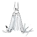 Produktbild Leatherman WAVE Multitool Werkzeug Edelstahl LTG 830078 mit Spitzzange, Zange, Drahtschneider, Messer, Säge, Schere, Schraubendreher, Lineal, Dosenöffner und Holster