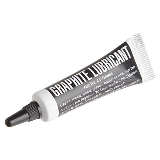 Lucky Line Graphite Dry Lock Lubricant Powder, 4.5 Grams (9501), Black and White