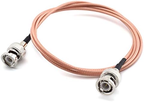 SDTC Tech BNC Male to BNC Male HD-SDI Cable RG316 RF Coaxial Coax Antenna Pigtail Jumper 50 Ohm BNC Connector Adapter (3 feet/1m)