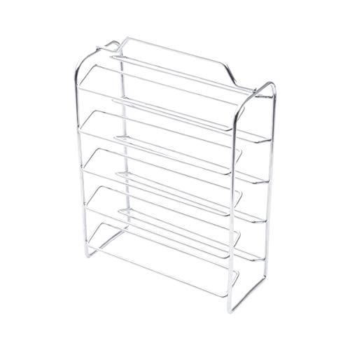 Suporte para 50 Cápsulas de Café Nespresso de Ferro Cromado Lyor Prata 19.2x8.5x27.5Cm