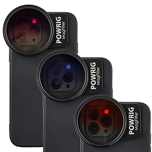 Powrig Phone Lens Filter Mount With Graduated Color Filters Kit -Iphone 11 Pro 12 Pro (For Iphone 11 Series) #TOP1
