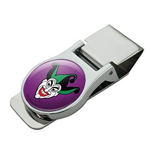 GRAPHICS & MORE Batman Joker Symbol Satin Chrome Plated Metal Money Clip