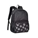 Mochila Juvenil Dragon Ball Z, Meninos, Preto, M