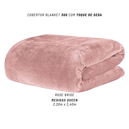 Cobertor Manta Blanket Queen 300g Rose Bride - Kacyumara