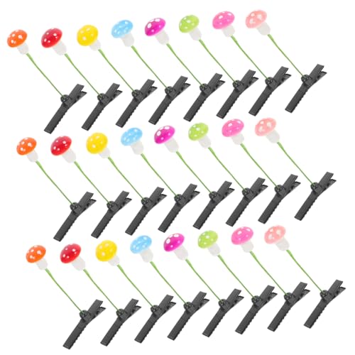 Didiseaon 30 Pièces Pinces à Cheveux Champignon Violettes Accessoires Pour Cheveux Femmes Filles Mignonnes Pour Coiffures École Maison