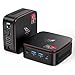 NiPoGi Essenx E1 Mini PC AMD Ryzen 3250U Windows 11 Pro (up to 3.5 GHz) 8GB RAM + 256GB SSD, 4K@60Hz dual display HDMI + DP/AWi-Fi/BT/LAN, mini computer for office/education/home