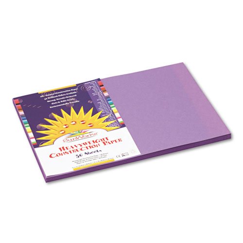 Image of Prang (Formerly SunWorks) Construction Paper, Violet, 12 inch x 18 inch, 50 Sheets