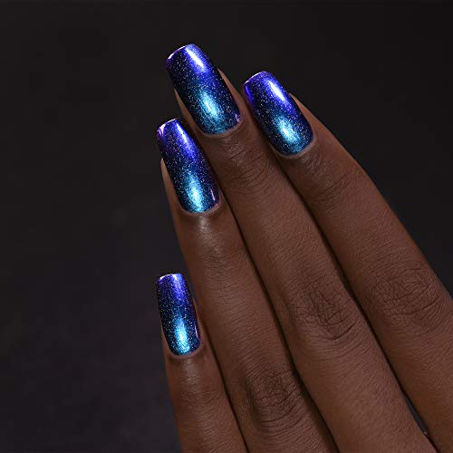 Image of ILNP Shockwave (H) - Vivid Blue to Purple Holographic Ultra Chrome Nail Polish