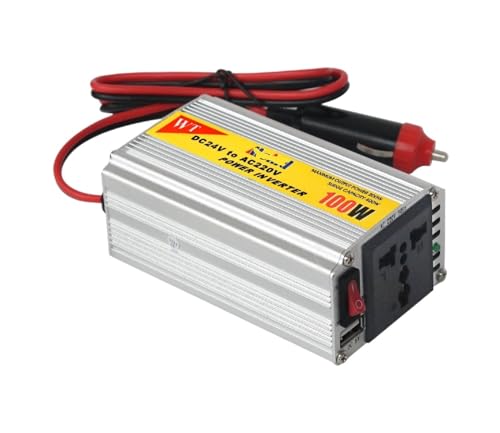 Onduleur de voiture 100W convertisseur 12V 24V vers 220V 110V onde modifiée