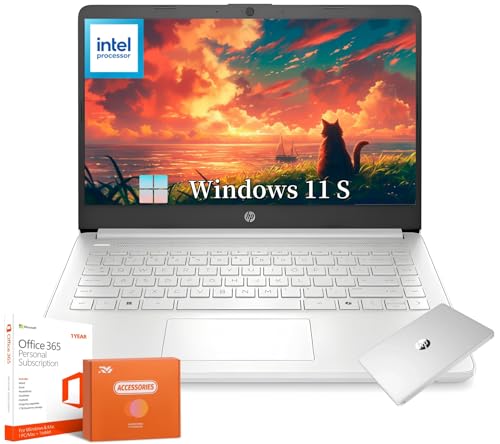 HP 14" Laptop Intel Celeron N150 16GB RAM 384GB Storage