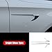 ZHGHS For Mercedes Benz AMG A S CLS GLE GLA CLA GLC GLS Clase W177 W167 W118 C118 Car Fender Cuchillos De Aire Veleta Etiqueta Engomada del Emblema De La Insignia Falda de Coches (Color Name : 3)