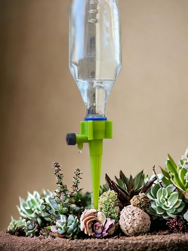 Image of Techhark Drip Irrigation kit for Home Garden, Self-Watering Spikes for Plants, Automatic Plant Water Devices (20 PCs 100% leak Proof)