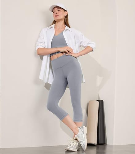 Legging capri anti-glisse VALANDY taille haute gainant