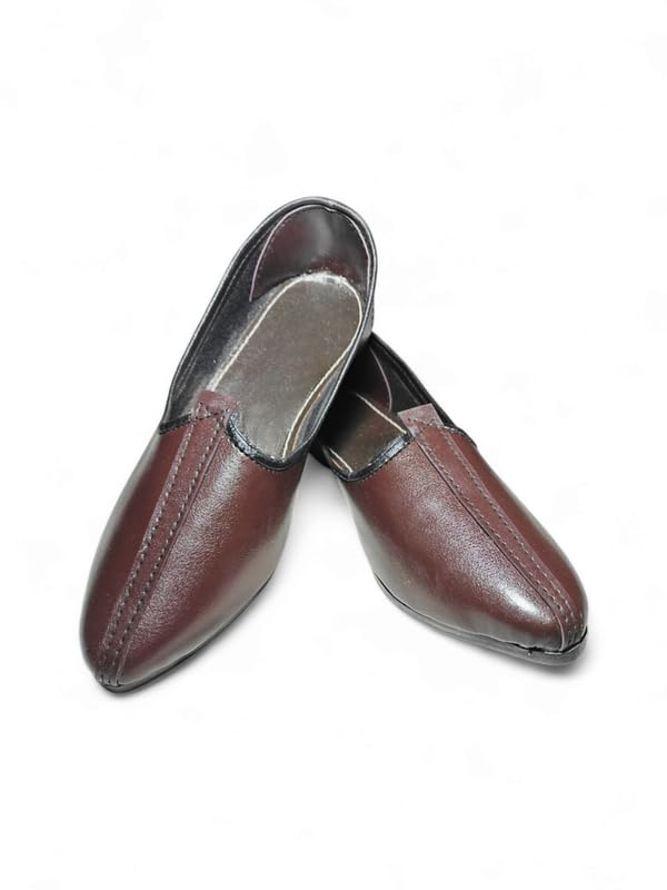 Image of Elite Men's Ethnic Mojari Black Premium Handmade Traditional Footwear