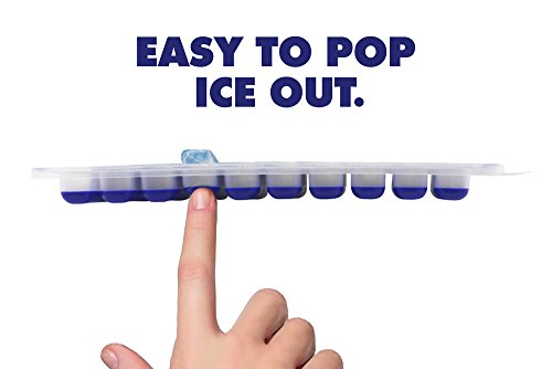 Thermi Ice Cube Tray With Easy Release Push Pop Out Narrow Ice Stick Cubes For Small Mouth Sport Water Bottles Like S'well 'Cola' Vacuum Insulated Bottles (3 Pack) #TOP2