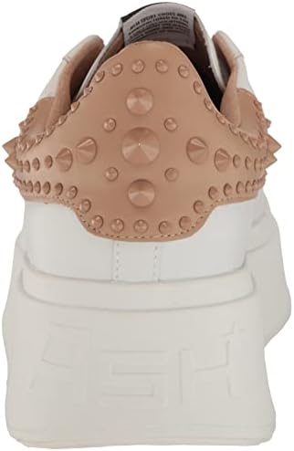 Ash Women's Moby Studs Sneaker, White/Skin/Skin, 9 | Image 2