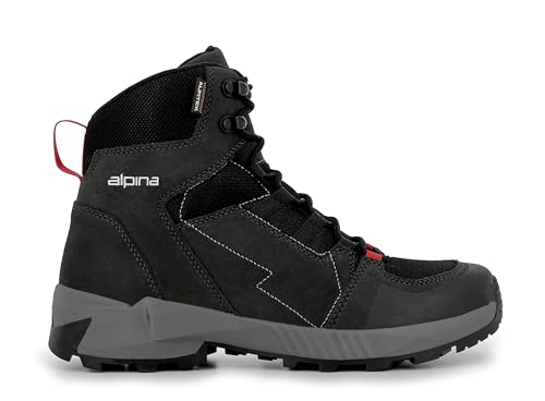 Alpina TRACKER Men's Boots | Waterproof with Alpitex Breathable Membrane | Slip Resistant All Weather Grip | Leather Suede and Textile Upper