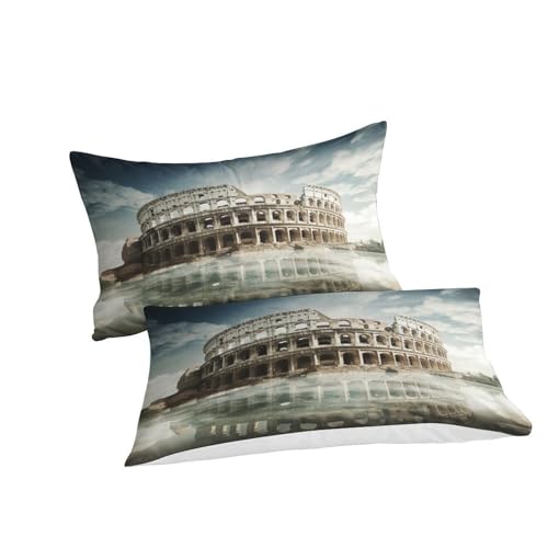 Funda nórdica de Coliseo de microfibra con 2 fundas de almohada set de cama infantil double 200x200 6