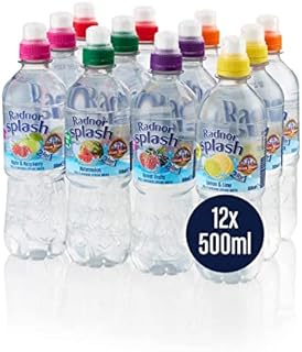Radnor Splash Flavoured Still Water SUGAR FREE mixed case 12 x 500ml