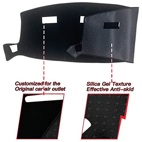 Keegtbox Dash Mat Cover Custom Interior Center Console Compatible With Dodge Ram 1500 2500 3500 Truck 2002 2003 2004 2005 Dashboard Mat Covers Accessories (2002-2005) #TOP1