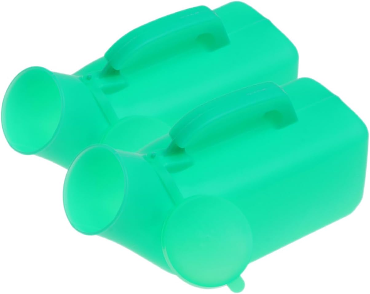 Orinal portátil para hombre reutilizable 2 piezas miniatura 1