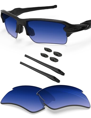 Image of BLAZERBUCK Anti Salt Replacement Lenses & Sock Kit for Oakley Flak 2.0 XL OO9188 Sunglasses