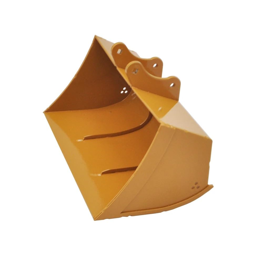 RC-Zubehör for HUINA 1550/1580/ 1592/1594/ 1593 Große Schaufel Metall Grabenräumung for 1/14 RC Bagger Breite Schaufel Zubehör(Big Bucket)