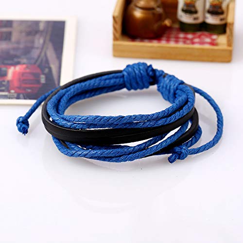 Bracelet en cuir tissé main style vintage fait pour sublimer votre allure
