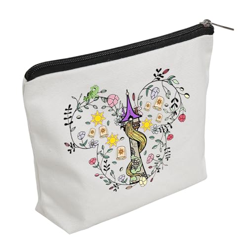 WZJHCL Princess In The Tower Makeup Pouch Castle Cosmetic Kit Bag Princess Storage Pouch Bag (Tower)