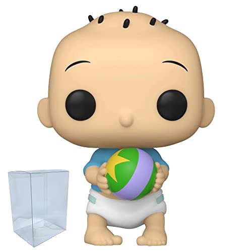 Rugrats: Tommy Pickles Chase Funko Pop con paquete protector – Incluye TV: Rugrats: Tommy Pickles Chase #1209 Figura de vinilo con funda protectora de plástico Blue Salamander Emporium