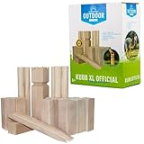 Outdoor Play Kubb Spiel XL mit Tragetasche FSC Holz Outdoor Spielzeug