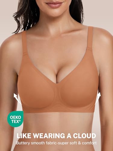 Image of habibee Jelly Bra for Women No Underwire Comfort Seamless Bras Push Up Wireless Bras Full Coverage Bralettes