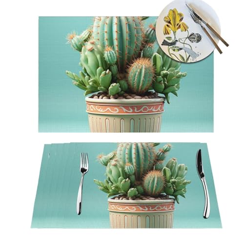 Set de table lavable pour protéger la table de cuisine contre les taches lot de 4