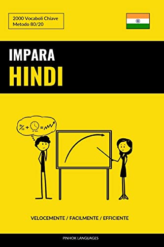 Impara l'Hindi - Velocemente / Facilmente / Efficiente: 2000 Vocaboli Chiave (Italian Edition)