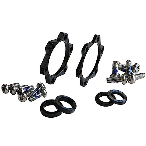RNXRZANK 2X Bike Boost Hub Conversion Adapter Washer Bike Boost Hub Adapter High Strength with 6 Bolt Useful Spacer Accessory for Cycling