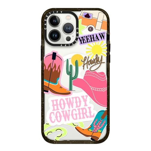 CASETiFY (P[XeBt@C) CpNgP[X iPhone 13 Pro Maxp [2.5 m 4X RpO[h̗ɑ΂ی/MagsafeΉ] - Howdy Cowgirl - NAubN
