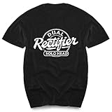 mesa boogie rectifier cab  Mesa Boogie Dual Rectifier T-Shirt Men\'s top tees Black Tee-Shirt Men Cotton Tops Black XL