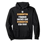 pull fantaisie grande taille femme Papa Corentin homme. Idée de cadeau fête des pères Corentin . Super Corentin d'amour. Idée de cadeau pour amis, copain, père avec le prénom Corentin garçon.