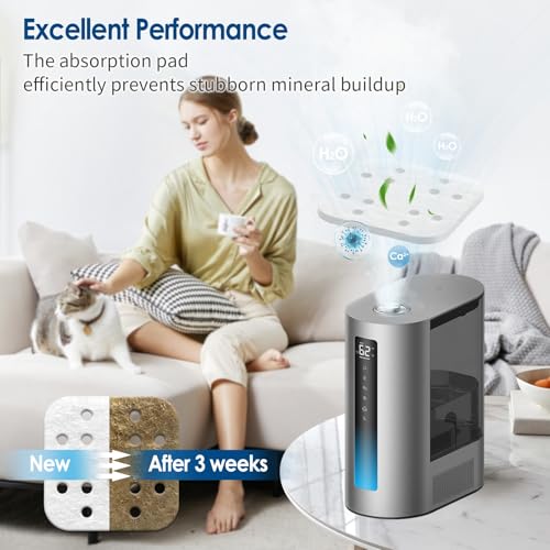 Gazeer 32-Pack Mineral Absorption Pads for Humidifiers, Compatible with Dreo Humidifiers HM713, HM713S/813S, Reduce Limescale, Improve Humdification Efficiency - Thumbnail 4
