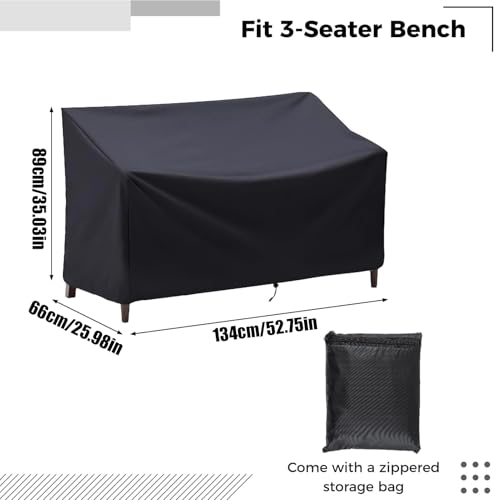 Housse de fauteuil de jardin imperméable en tissu Oxford résistant aux intempéries - 6