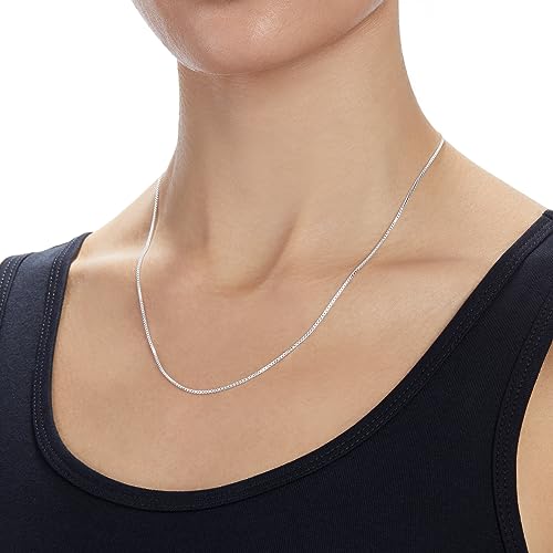 Amazon Essentials Sterling Silver 1.2mm Box Chain (previously Amazon Collection)2