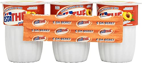 ESTATHE' 24 Confezioni the pronto brick pesca bicchiere 200ml 3 pezzi