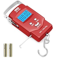 Fdit Balance suspendue numérique Balance de pêche portable en acier Fdit Balance suspendue numérique Balance de pêche portable en acier