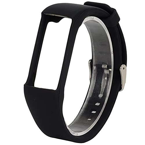 Compatible with Polar A360/ Polar A370 Bands for Women Men, Silicone Replacement Watch Bands Straps Wristbands Bracelet Fit for Polar A360 and A370 Fitness Tracker (Black)