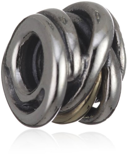 Abalorio de plata de ley Pandora 79153 de diseño circular calado para pulseras