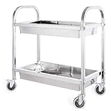 GRAN CAPACIDAD: estantes de 2 capas y ahorro de espacio. Adecuado para todo tipo de ocasiones, cocina, baño, sala de estar, estudio, balcón, hotel y otros prácticos.