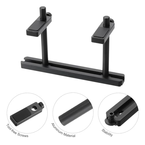 Soporte de GPU para ventilador MECCANIXITY ajustable de aluminio negro 10-80mm con nivel 5
